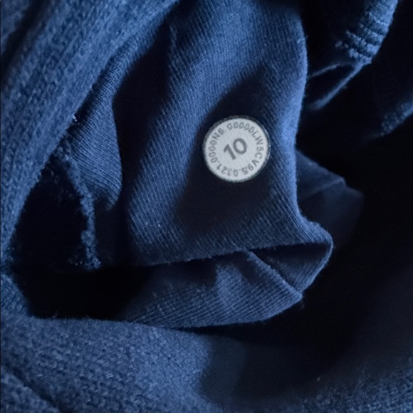 Lululemon Scuba Relaxed High Rise Jogger Navy Blue Size 10 - Picture 4 of 7